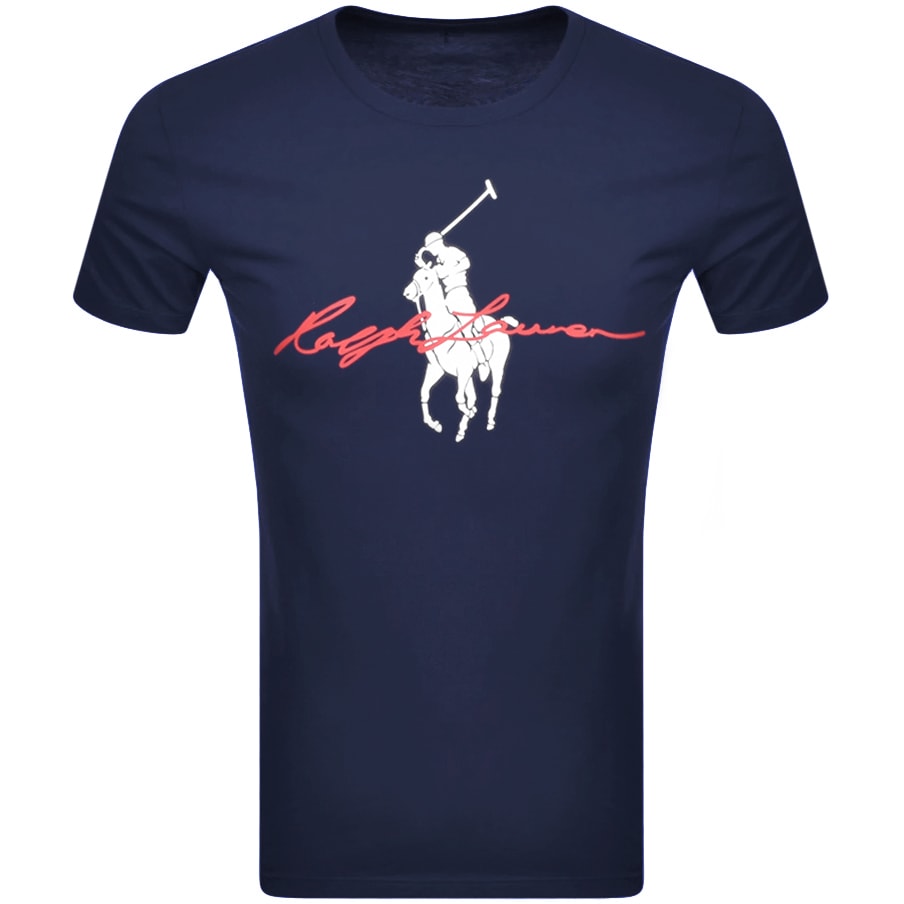 Alternative Image for ProductRalph Lauren Custom Slim Crew Neck T Shirt Navy1